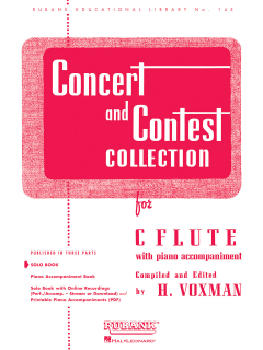 Voxman: Concert And Contest Collection (flute) i gruppen Noter & böcker / Flöjt / Soloflöjt hos musikskolan.se (HL04471610)