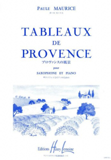 Maurice: Tableaux de Provence - Sax + Pi i gruppen Noter & böcker / Saxofon / Klassiska noter hos musikskolan.se (HL23953)