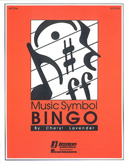 Music symbol bingo i gruppen Instrument & tillbehör / Lek & spel hos musikskolan.se (HL44213166)