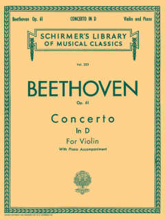 Beethoven: Violinkonsert i D-dur Opus 61 i gruppen Noter & böcker / Violin / Klassiska noter hos musikskolan.se (HL50253650)