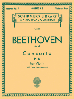 Beethoven: Violinkonsert i D-dur Opus 61 i gruppen Noter & böcker / Violin / Klassiska noter hos musikskolan.se (HL50253650)
