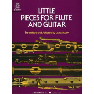 Louis Moyse: Little Pieces for Flute and Guitar i gruppen Noter & böcker / Flöjt / Flöjt med gitarr eller harpa hos musikskolan.se (HL50332030)