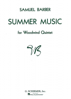 Barber: Summer Music For Woodwind Quintet i gruppen Noter & böcker / Flöjt / Övrig kammarmusik med flöjt hos musikskolan.se (HL50352030)