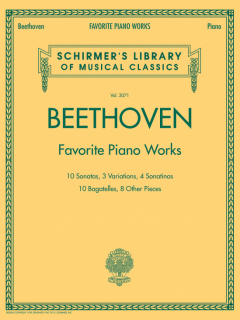 Beethoven Favourite Piano Works i gruppen Noter & böcker / Piano/Keyboard / Klassiska noter hos musikskolan.se (HL50486577)