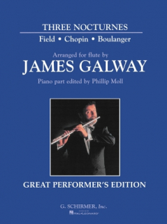 Three Nocturnes arr James Galway i gruppen Noter & böcker / Flöjt / Flöjt med pianoackompanjemang hos musikskolan.se (HL50507610)