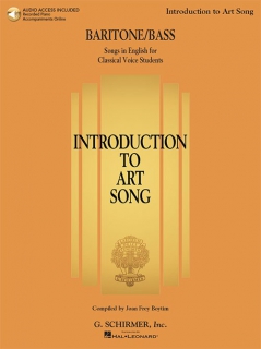 Introduction To Art Song For Baritone/Bass i gruppen Noter & böcker / Sång och kör / Sing-along med cd hos musikskolan.se (HL50600560)
