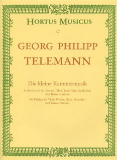 Telemann: Die kleine Kammermusik i gruppen Noter & böcker / Flöjt / Flöjt med pianoackompanjemang hos musikskolan.se (HM47)