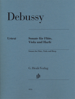 Debussy: Sonata für Flöte, Viola und Harfe i gruppen Noter & böcker / Harpa / Noter för harpa hos musikskolan.se (HN1026)