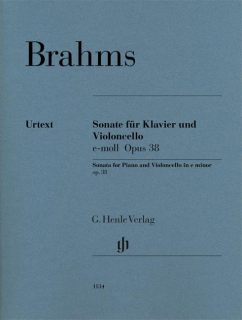 Brahms: Cellosonat e-moll Op. 38 Cello+piano i gruppen Noter & böcker / Cello / Klassiska noter hos musikskolan.se (HN1134)