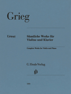 Grieg: Sämtliche Werke für Violine und Klavier  i gruppen Noter & böcker / Violin / Klassiska noter hos musikskolan.se (HN1164)