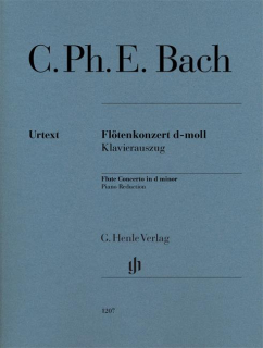 Bach  CPE: Konsert d-moll /Fl+pi i gruppen Noter & böcker / Flöjt / Flöjt med pianoackompanjemang hos musikskolan.se (HN1207)