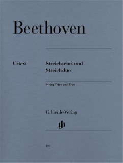 Beethoven: Streichtrios und Streichduo i gruppen Noter & böcker / Viola / Flerstämmigt/ensemble hos musikskolan.se (HN192)