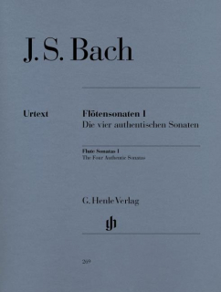 Bach: Sonater 1 /fl+pi i gruppen Noter & böcker / Flöjt / Flöjt med pianoackompanjemang hos musikskolan.se (HN269)