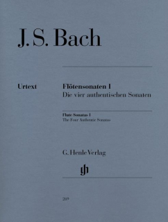 Bach: Sonater 1 /fl+pi i gruppen Noter & böcker / Flöjt / Flöjt med pianoackompanjemang hos musikskolan.se (HN269)