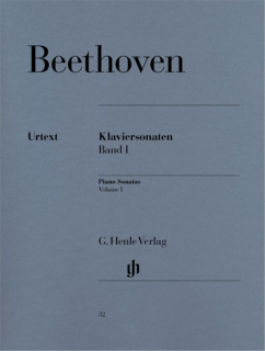 Beethoven: Klaviersonaten Band 1 i gruppen Noter & böcker / Piano/Keyboard / Klassiska noter hos musikskolan.se (HN32)