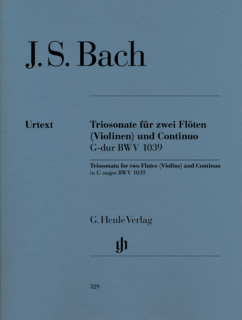 Bach: Triosonat G/2 fl+Bc i gruppen Noter & böcker / Flöjt / Duetter - 2 flöjter / 2 flöjter+piano hos musikskolan.se (HN329)