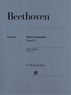 Beethoven: Klaviersonaten Band 2 i gruppen Noter & böcker / Piano/Keyboard / Klassiska noter hos musikskolan.se (HN34)