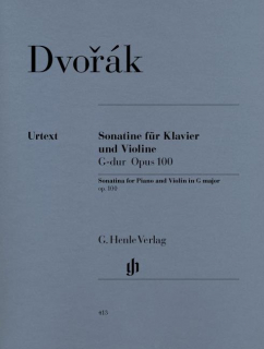 Dvorak: Sonatine für Klavier und Violine G-dur opus 100 i gruppen Noter & böcker / Violin / Klassiska noter hos musikskolan.se (HN413)