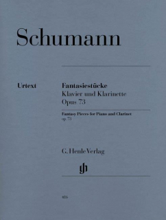 Schumann: Fantasiestücke Opus 73 für Klavier und Klarinette i gruppen Noter & böcker / Klarinett / Klassiska noter hos musikskolan.se (HN416)