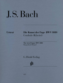 Bach: Die Kunst der Fuge BWV 1080 i gruppen Noter & böcker / Piano/Keyboard / Klassiska noter hos musikskolan.se (HN423)