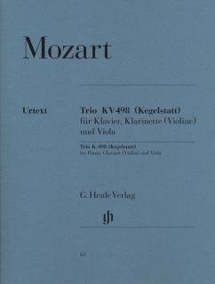 Mozart: Trio in Eb - Kl+Va+Pi i gruppen Noter & böcker / Klarinett / Kammarmusik med klarinett hos musikskolan.se (HN63)