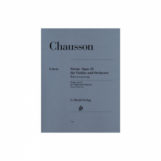 Chausson: Poeme för violin och piano Opus 25 i gruppen Noter & böcker / Violin / Klassiska noter hos musikskolan.se (HN738)