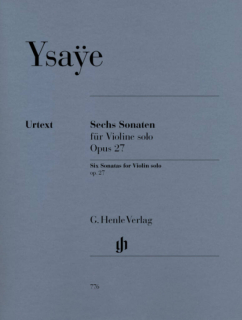 Ysaÿe: Sechs Sonaten für Violine solo i gruppen Noter & böcker / Violin / Klassiska noter hos musikskolan.se (HN776)