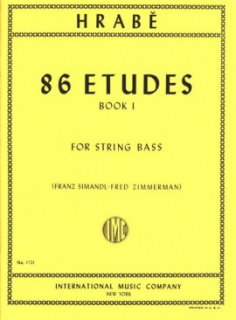 Hrabe: 86 Etudes vol 1 kontabas i gruppen Noter & böcker / Kontrabas / Spelskolor hos musikskolan.se (IMC1721)