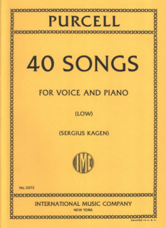 Purcell: 40 songs - low i gruppen Noter & böcker / Sång och kör / Klassisk sång hos musikskolan.se (IMC2072)