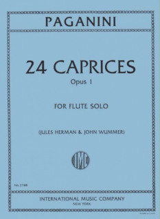 Paganini: 24 Caprices op.1 Soloflöjt i gruppen Noter & böcker / Flöjt / Soloflöjt hos musikskolan.se (IMC2748)