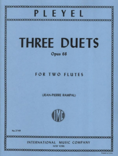 Pleyel: Three Duets op 68 för två flöjter i gruppen Noter & böcker / Flöjt / Duetter - 2 flöjter / 2 flöjter+piano hos musikskolan.se (IMC2749)
