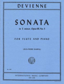 Devienne: Konsert 7 e-moll (Rampal) Fl+Pi  i gruppen Noter & böcker / Flöjt / Flöjt med pianoackompanjemang hos musikskolan.se (IMC2753)