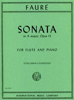 Fauré: Sonata A-dur op. 13 Fl+pi i gruppen Noter & böcker / Flöjt / Flöjt med pianoackompanjemang hos musikskolan.se (IMC3254)