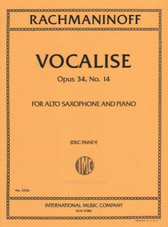 Rachmaninoff: Vocalise Asax i gruppen Noter & böcker / Saxofon / Klassiska noter hos musikskolan.se (IMC3266)