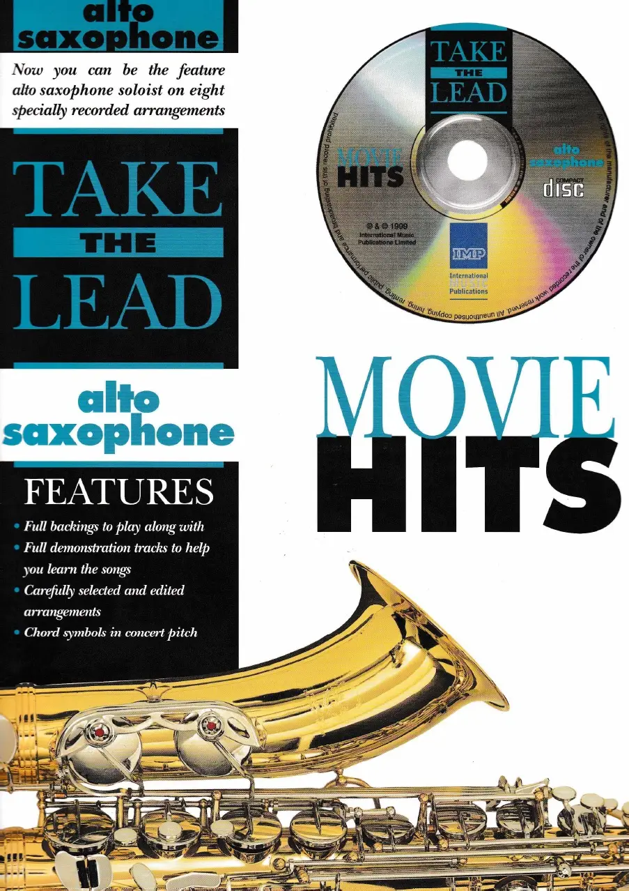 Take the lead - Movie hits Altsax med CD i gruppen Noter & böcker / Saxofon / Notsamlingar hos musikskolan.se (IMP6910A)