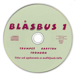 CD till Blåsbus 1 Trumpet, baryton och trombon i gruppen Noter & böcker / Trumpet / Spelskolor hos musikskolan.se (JUM109)