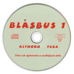 CD till Blåsbus 1 Althorn och Blåsbus 1 Tuba i gruppen Noter & böcker / Horn / Spelskolor hos musikskolan.se (JUM110)