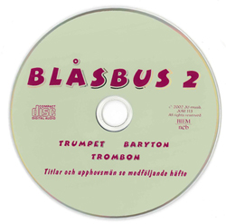 CD till Blåsbus 2 Trumpet, baryton och trombon i gruppen Noter & böcker / Trumpet / Spelskolor hos musikskolan.se (JUM113)