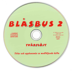 CD till Blåsbus 2 Tvärflöjt i gruppen Noter & böcker / Flöjt / Spelskolor, etyder och övningar hos musikskolan.se (JUM120)