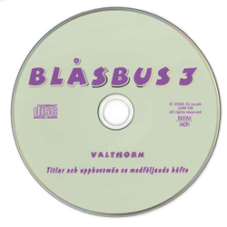 CD till Blåsbus 3 Valthorn i gruppen Noter & böcker / Horn / Spelskolor hos musikskolan.se (JUM135)