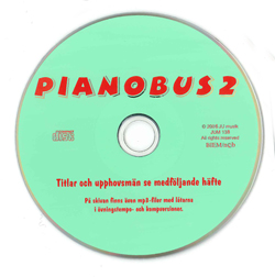 CD till Pianobus 2 i gruppen Noter & böcker / Piano/Keyboard / Pianoskolor hos musikskolan.se (JUM138)
