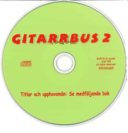 CD till Gitarrbus 2 i gruppen Noter & böcker / Gitarr/Elgitarr / Spelskolor och teori hos musikskolan.se (JUM156)