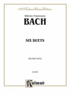 Bach WF: 6 Duets/ 2Fl i gruppen Noter & böcker / Flöjt / Duetter - 2 flöjter / 2 flöjter+piano hos musikskolan.se (K02078)