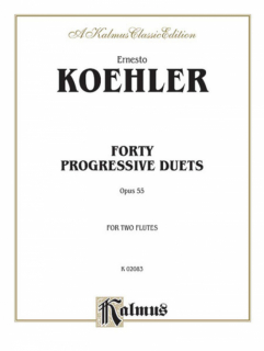 Köhler: 40 Progressive Duets för två flöjter i gruppen Noter & böcker / Flöjt / Duetter - 2 flöjter / 2 flöjter+piano hos musikskolan.se (K02083)