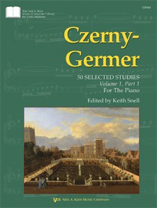 Czerny-Germer: 50 Selected Studies - Volume 1 i gruppen Noter & böcker / Piano/Keyboard / Klassiska noter hos musikskolan.se (KJGP445)