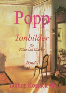 Popp: Tonbilder Band 1 Flöjt och piano i gruppen Noter & böcker / Flöjt / Flöjt med pianoackompanjemang hos musikskolan.se (KO-20002)