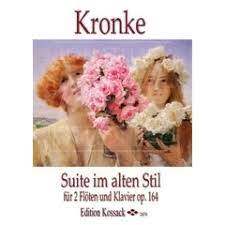 Kronke: Suite im alten Stil /2 Fl+Pi i gruppen Noter & böcker / Flöjt / Duetter - 2 flöjter / 2 flöjter+piano hos musikskolan.se (KO-20070)