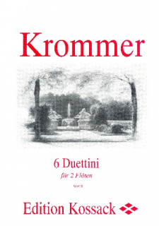 Krommer: 6 Duettini / 2 Fl i gruppen Noter & böcker / Flöjt / Duetter - 2 flöjter / 2 flöjter+piano hos musikskolan.se (KO-96021)