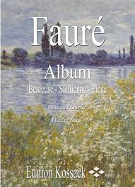 Fauré: Album Fl+Pi i gruppen Noter & böcker / Flöjt / Flöjt med pianoackompanjemang hos musikskolan.se (KO-98005)