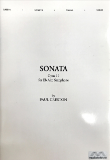 Creston: Sonata Op 19 - Sax + Pi i gruppen Noter & böcker / Saxofon / Klassiska noter hos musikskolan.se (LA-14-12)